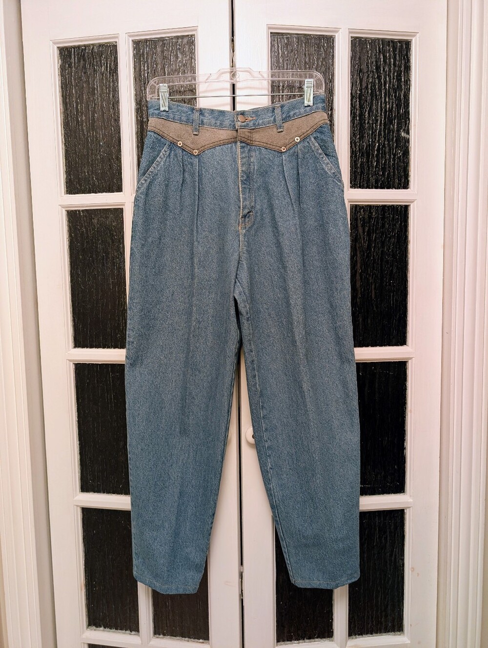Vintage 80s/90s Rebel Classic Pleated Western Denim Jeans High Rise Canada Sz 30